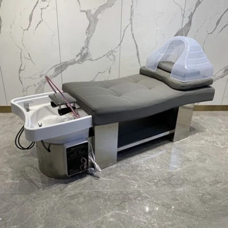 

Hair Washing Bed Salon Water Therapy Luxury Shower Salon Shampoo Chairs Spa Hairdressing Cadeira Sedia Barber Shop Furniture
