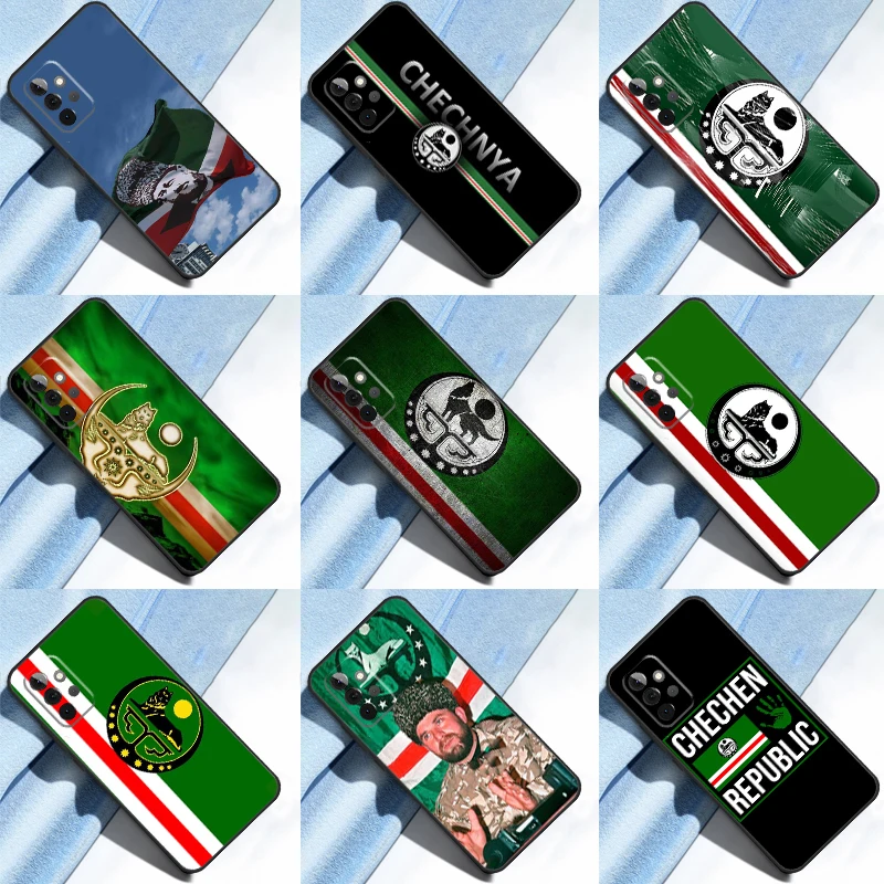 Chechen National Flag Case For Samsung Galaxy A14 A34 A54 A52 A72 A12 A22 A32 A11 A31 A51 A71 A13 A33 A53 A23