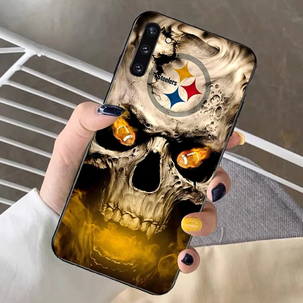 S-Steelers Team Phone Case For Samsung Note 8 9 10 20 pro plus lite M 10 11 20 30 21 31 51 A 21 22 42 02 03