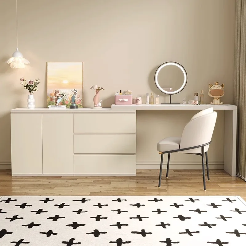 

Кремовый ветер, Франция, туалетный столик, простые современные удобные ящики, зеркало, туалетный столик, аксессуары для стульев, мебель Penteadeira