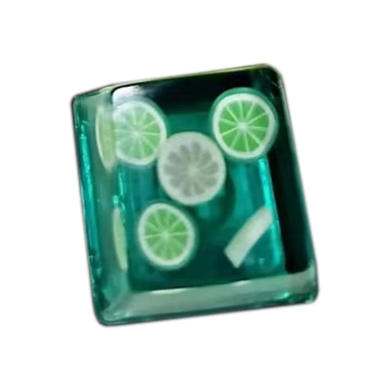 DIY Mechanical Keyboards Resin Keycap Translucently Lemon OEM Keycap