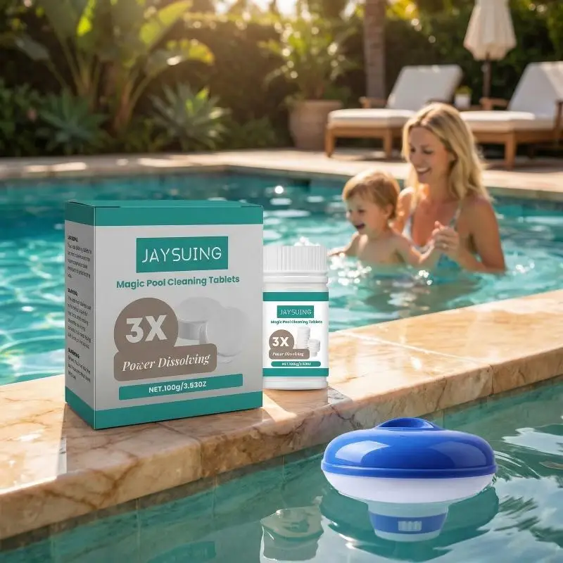 Swimming Pool Floating Chlorine Dispenser Chemical Tablet Holder for Balanced Water Filtration Maintenance