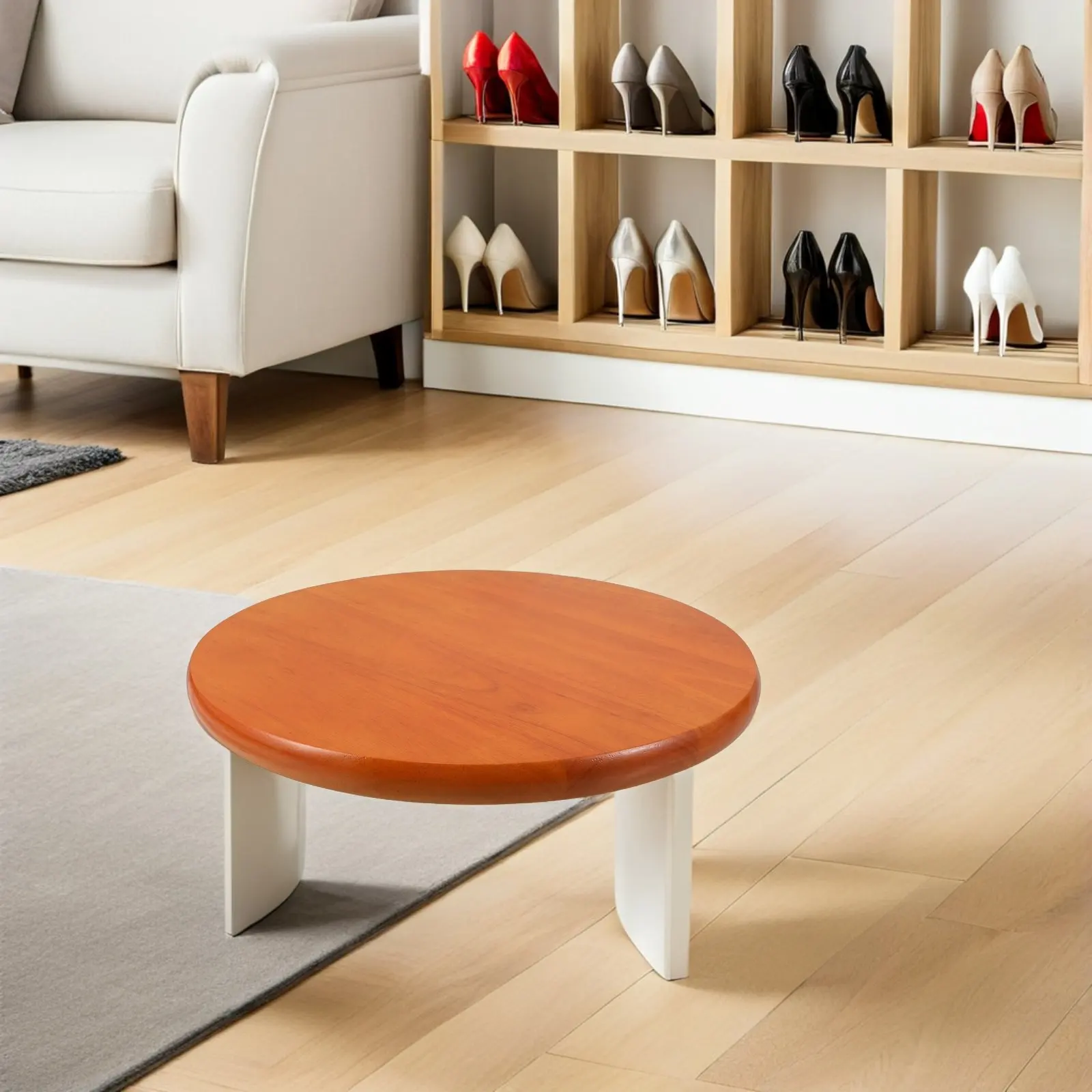 Solid Wood Stool Seat Replacement 29.5cm Diameter Round Wooden Chair Seat Panel for Office Dining Room Bar Stool Smooth Surface