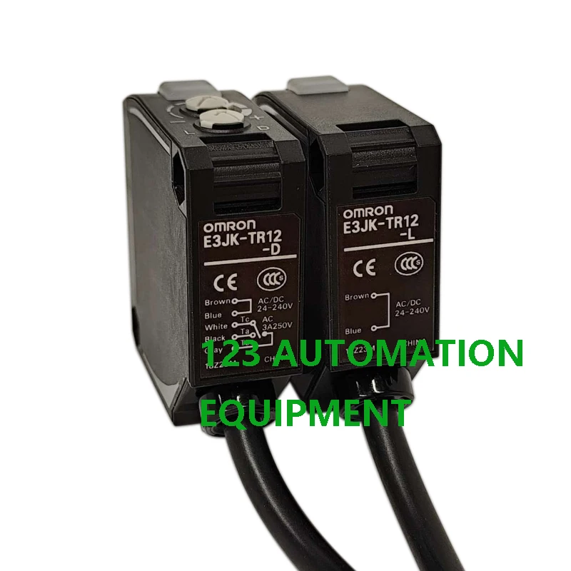 omron sensor fotoeletrico do interruptor atraves feixe e3jk tn11 tn12 tp11 tp12 tr11 tr12 c autentico 2m novo 01