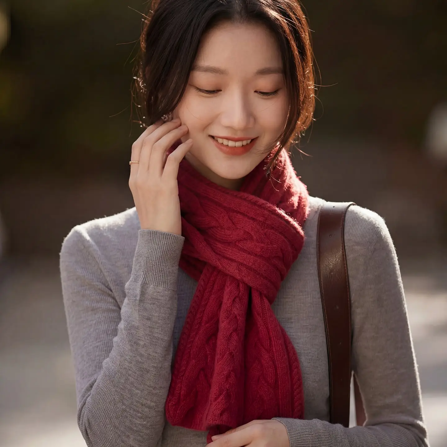 Women 100% Pure Wool 90cm*20cm Scarf Winter Thick Soft Warm Shawl Wrap Russian Cold Weather Neck Scarves Gift RT 2026