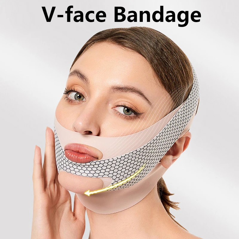 

Face Bandage V-face Lifting And Tightening Bandage Improves Double Chin Women's Mask With Wrinkles