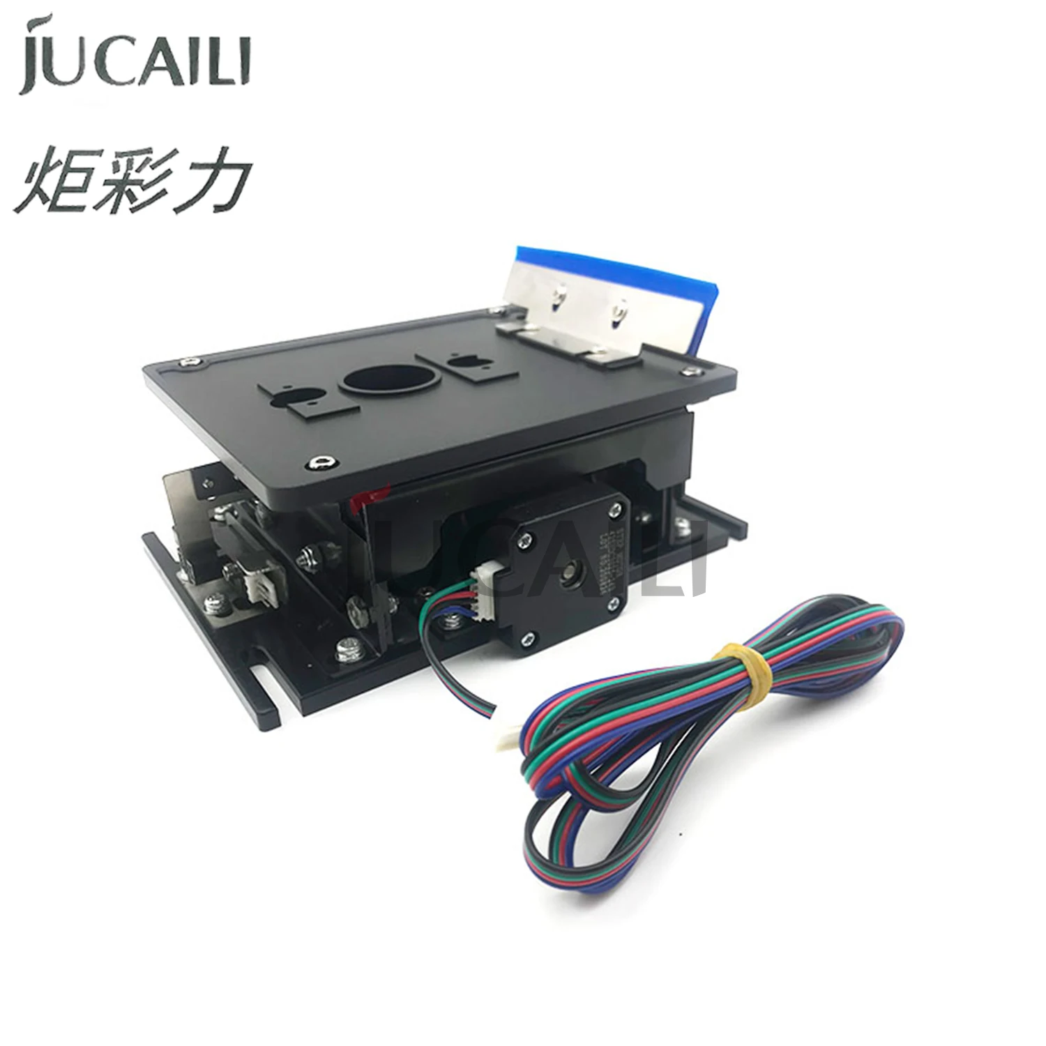 Jucaili printer Aluminum alloy xp600/DX5/DX7/4720/I3200 printhead single Head Capping Station single motor auto lift ink stack