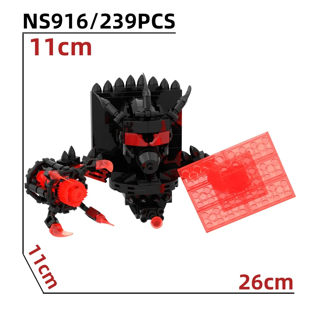 New Skibidi Toilet All Action Figures Model Building Block Titan TV Cameraman Speakerman Clockman Guitar Man Driller Bricks Toy