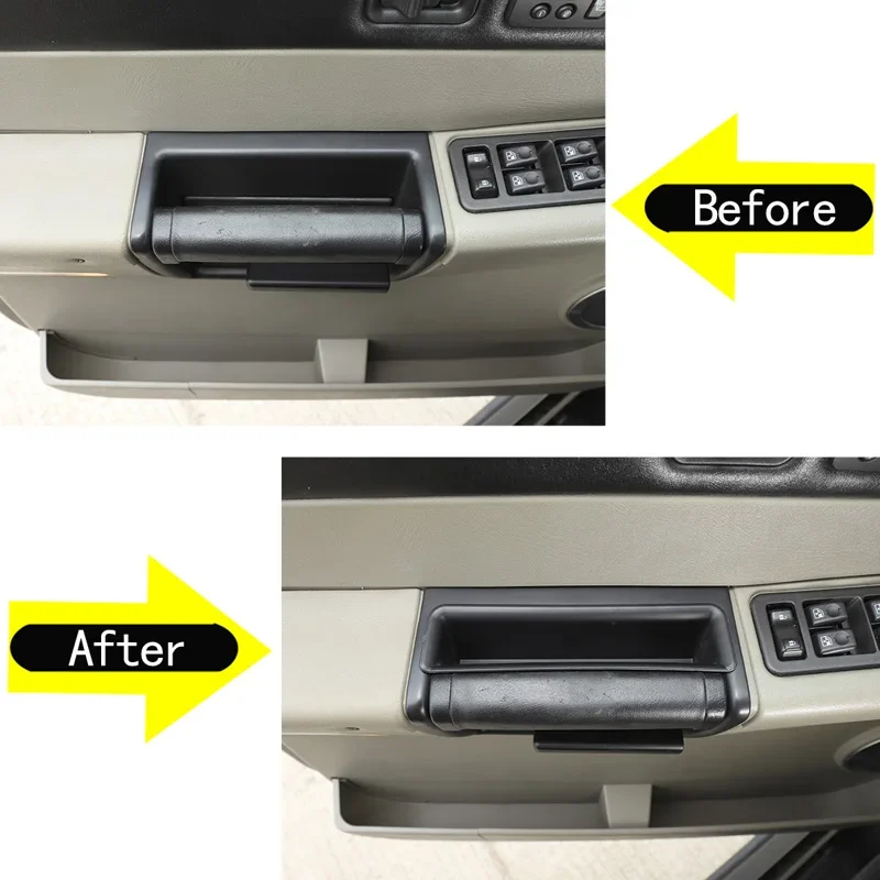 For Hummer H2 2003-2007 2 Pieces ABS Black  Door Handle Storage Box Armrest Box Car Styling Car Interior Accessories