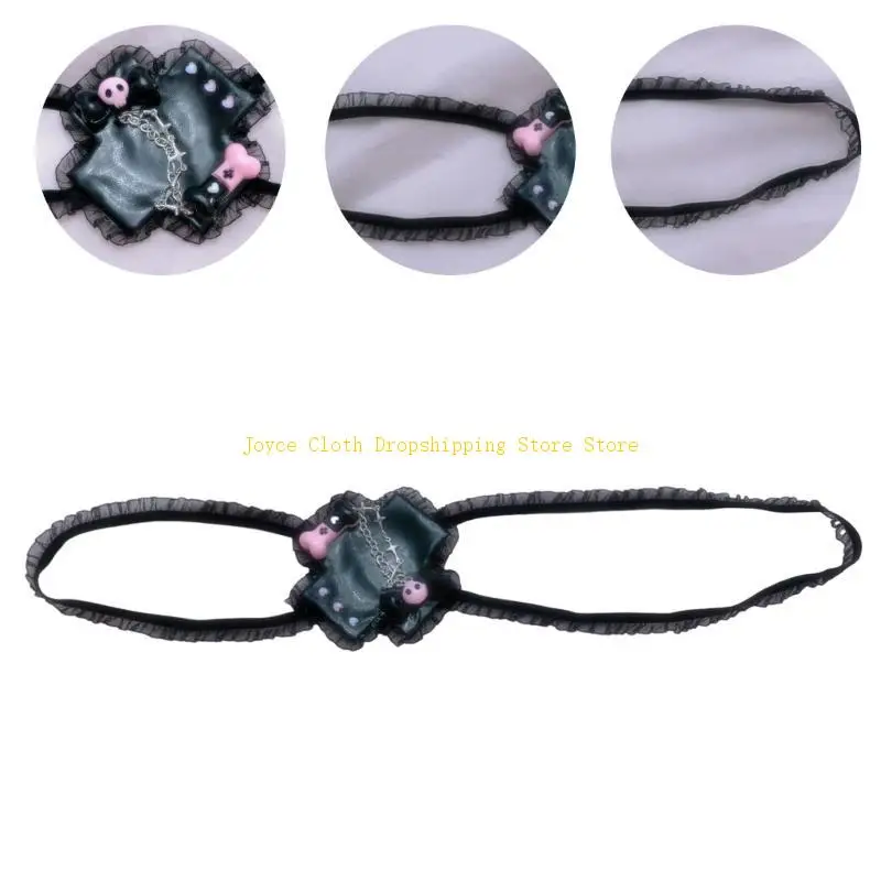 Anime Eyewear Gothic Chain Blinddoek Vrouwen Party Single Eye Mask 10CD