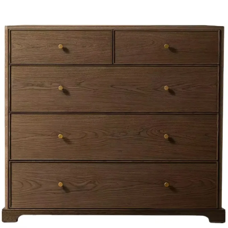 Solid wood high-end luxury series designer drawer cabinet-5 drawer cabinet-exquisite drawer cabinet