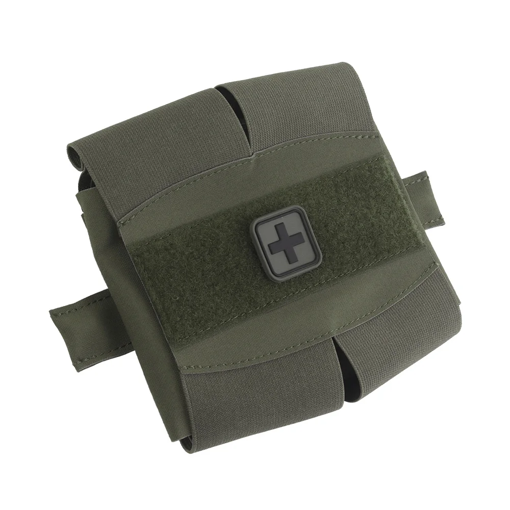 POSEIDON DEFENSE Outdoor Camping Medical Supplies Pouch Quick-detach Large First Aid IFAK Bag Molle Mount Belt Vest