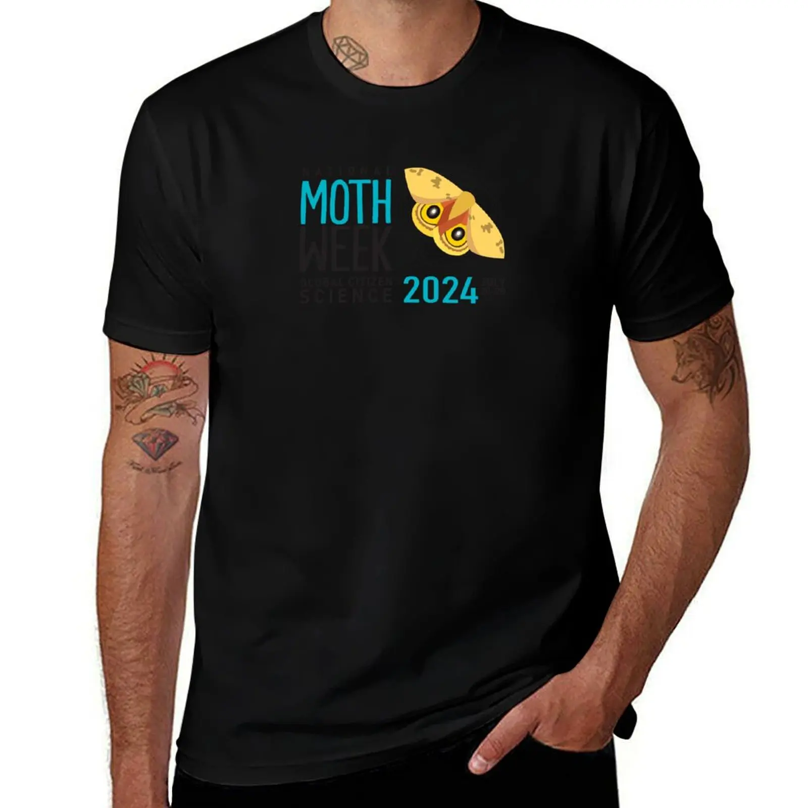 

National Moth Week 2024 Official T-Shirt plain sublime plus size clothes cute clothes mens graphic t-shirts anime