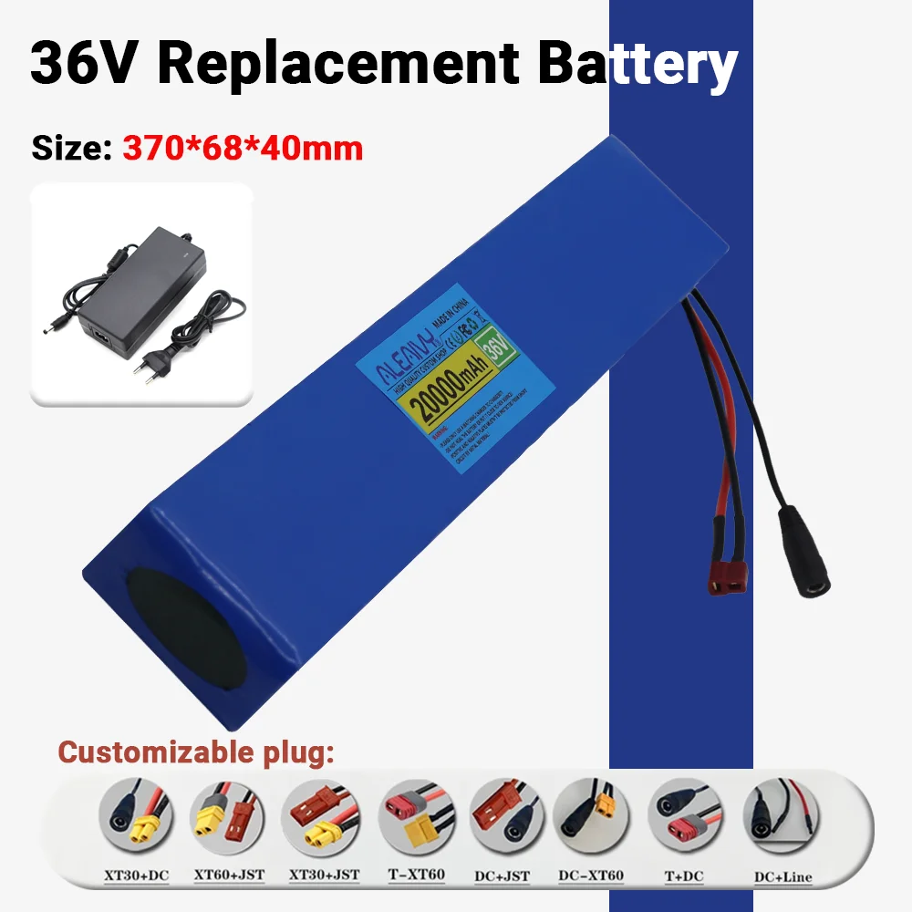 

10S4P 36V 20Ah Electric Scooter Battery Pack 18650 Lithium batterise Electric Scooter 36v 350W 500W Scooter Battery+42V charger