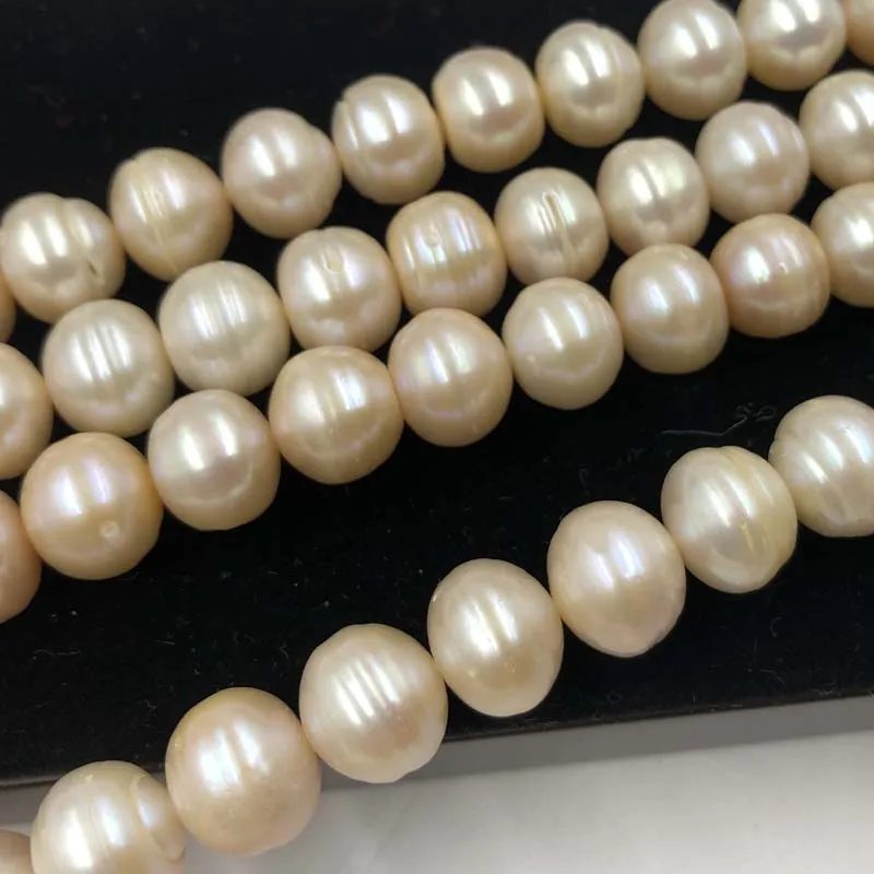 [ELEISPL Wholesale 4 Strands 10-11mm Freshwater Pearl Loose Strings Pink Or White #22010284