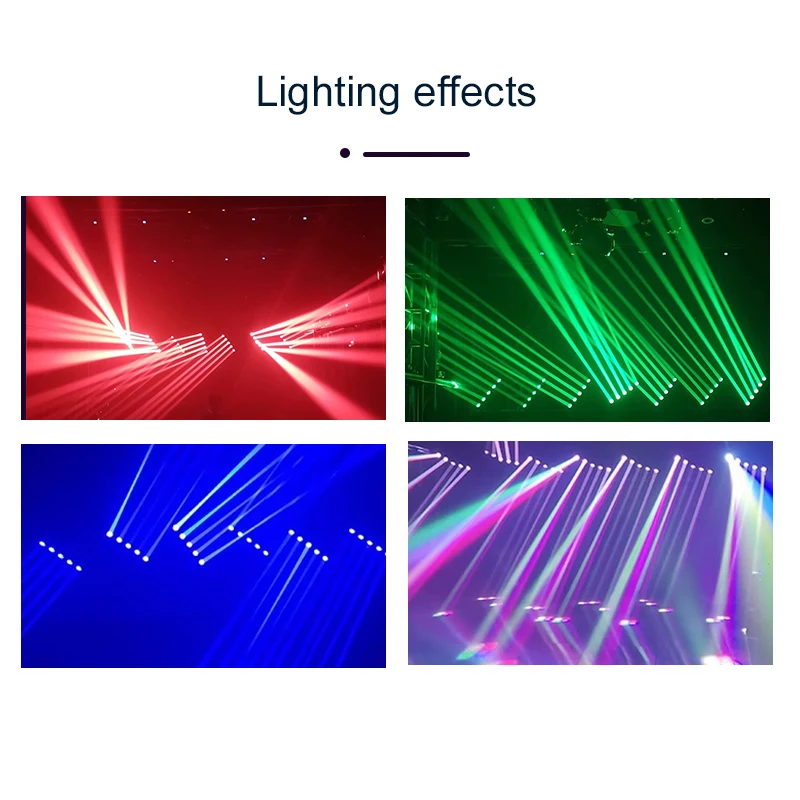 Imagem -06 - Rgbw Led Moving Head Light Iluminação de Palco para Show dj Disco Party Bar e Casamento Dmx512 4in 5x40w