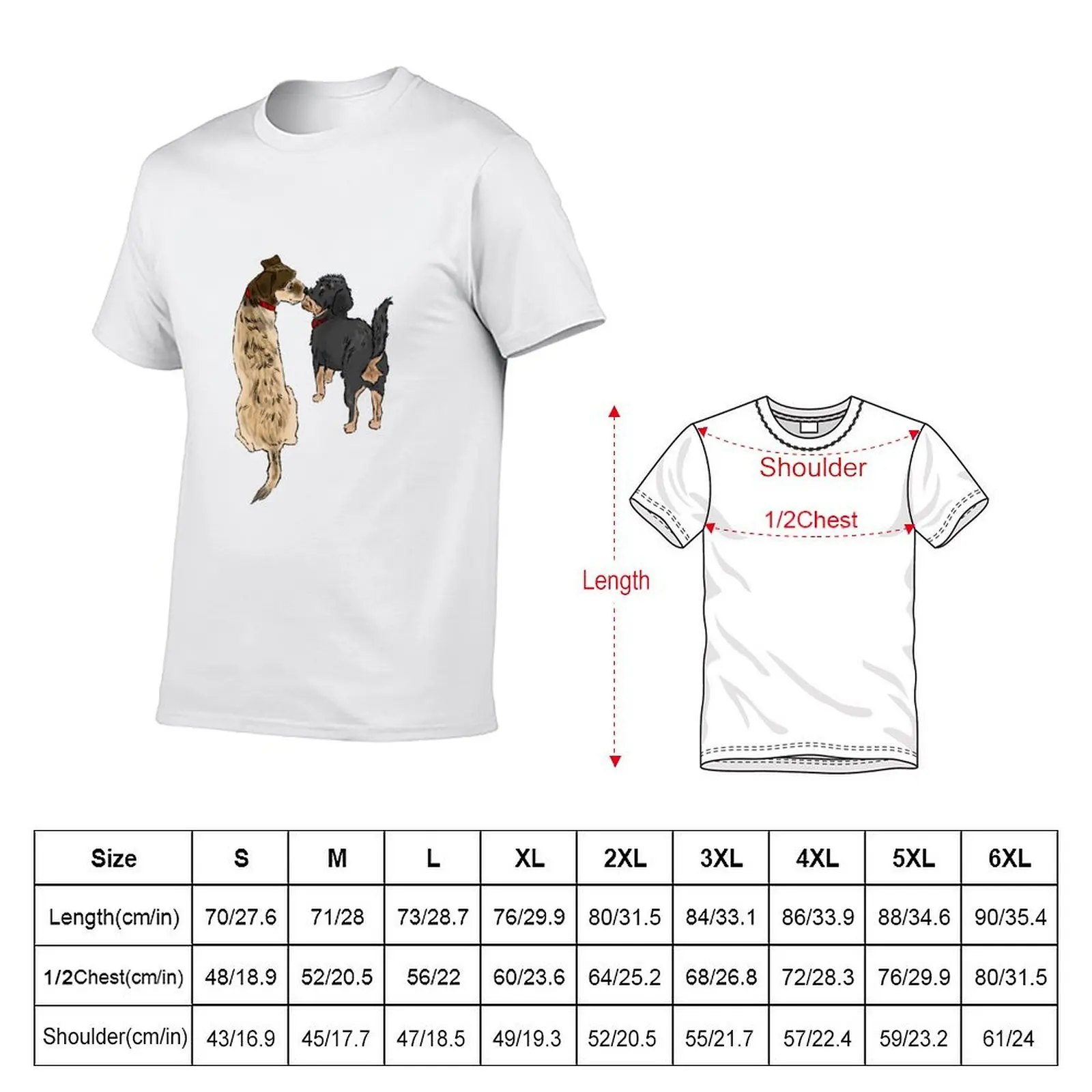 Ben and Mavis Smooch T-Shirt Festive Simple T-Shirt