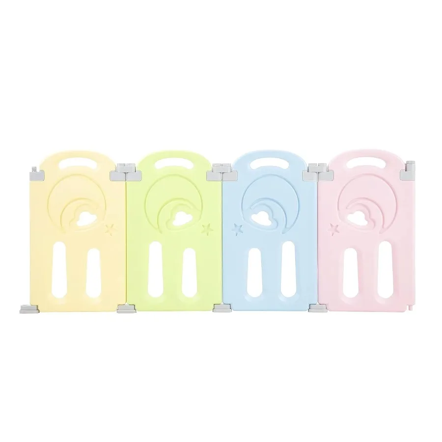 Box pieghevole Cloud Castle Prolunga a 4 pannelli multicolore per un uso sicuro per interni ed esterni Portatile e facile da impostare Ideale per