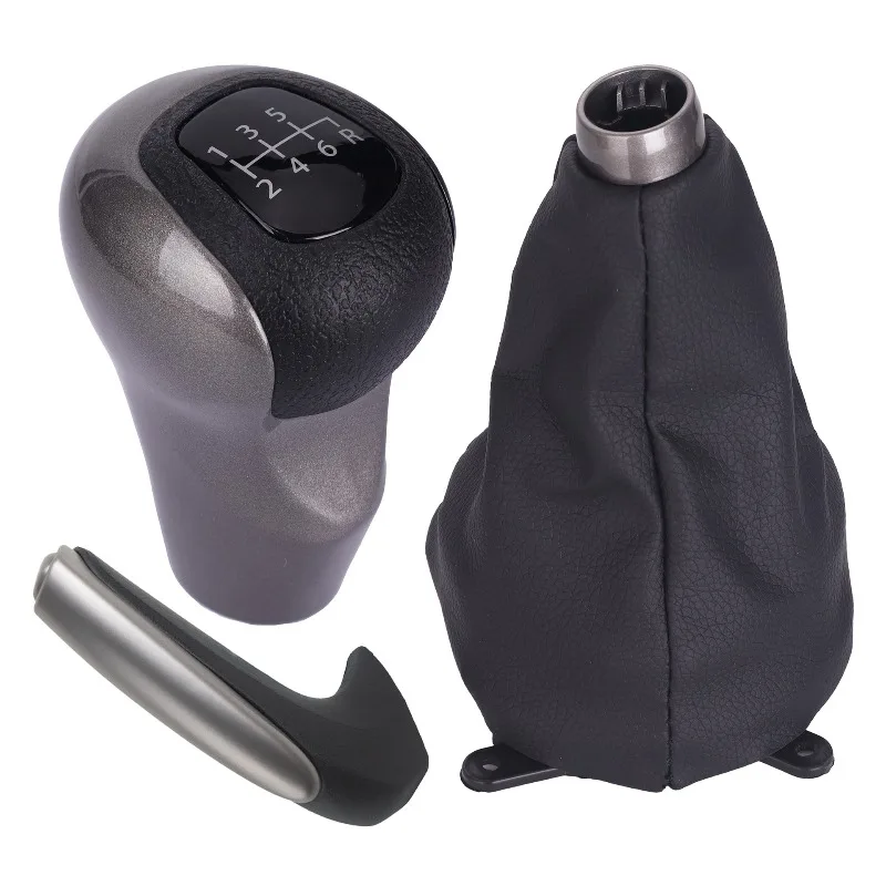 Universal Shift Knob with Dust Cover, Car Gear Lever & Handbrake Handle Trim, Automotive Interior Modification Replacement Parts