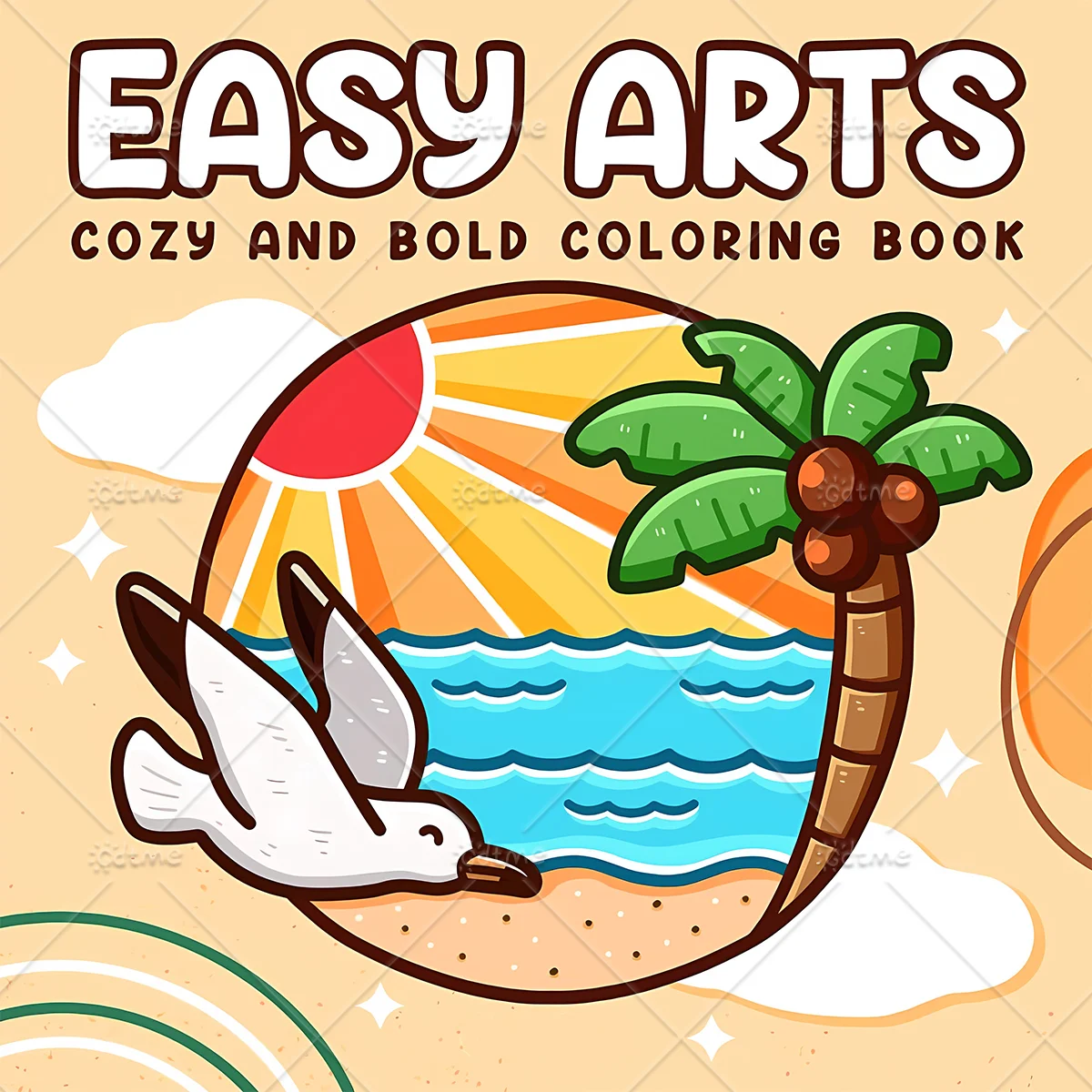 EASY ARTS Coloring Book For Adults And Teen Featuring Cute Cozy Daily Activities For Relaxation (Cozy Spaces Coloring)