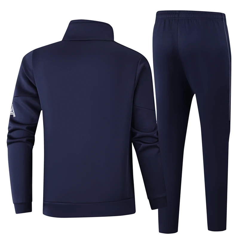 New Men's Sportswear Suit Fashion Tracksuit Male Sports Sets Jacket + Pants Spring Autumn Team Clothing Plus Size