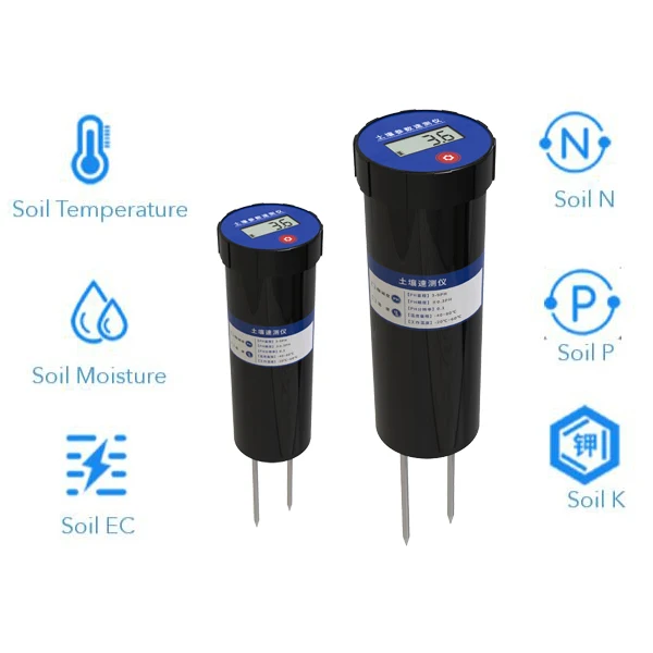 accurate n-p-k soil tester digital indoor plant soil moisture meter soil temperature humidity sensor