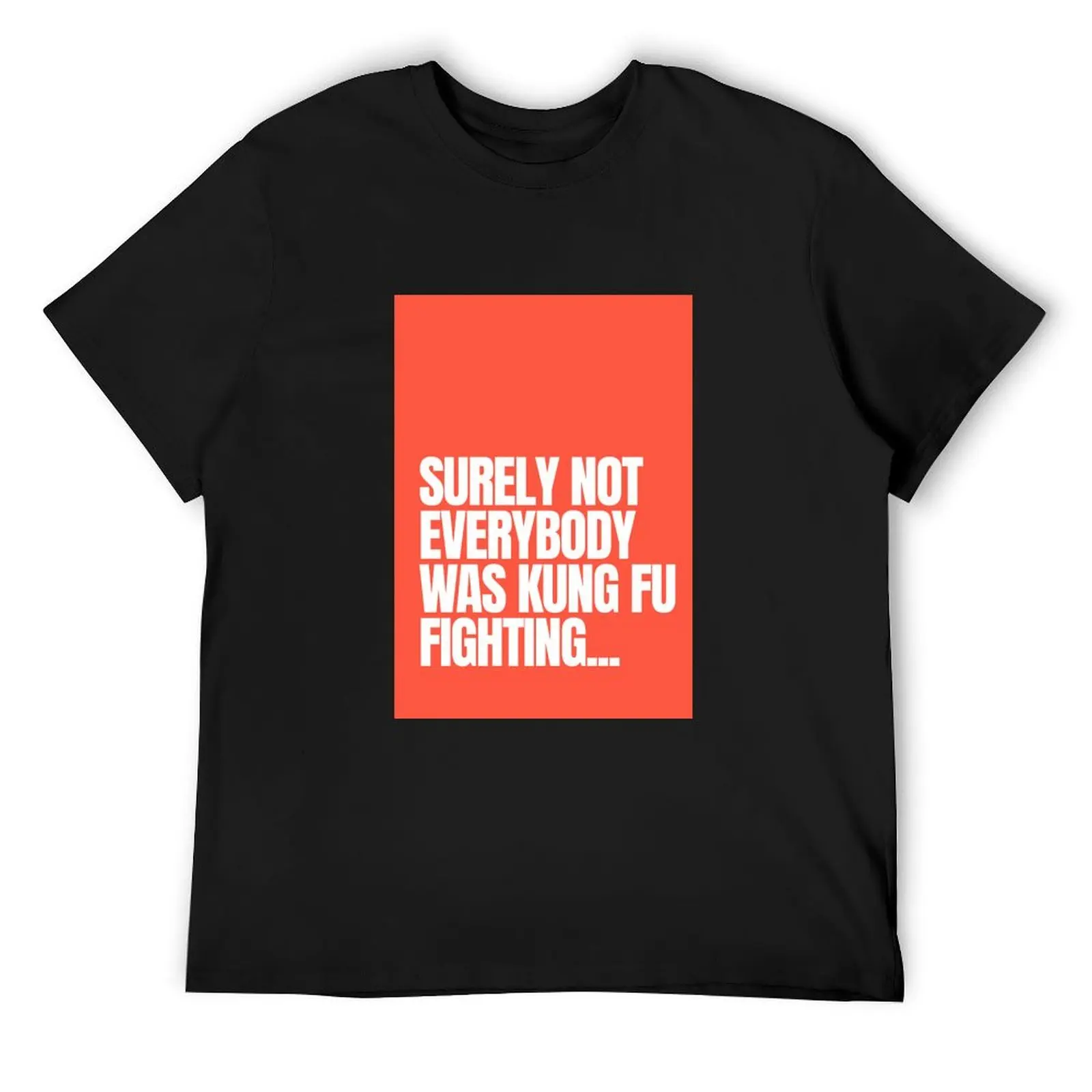 

Surely not everybody was Kung Fu fighting... T-Shirt Blouse man clothes custom t shirt t shirts for men