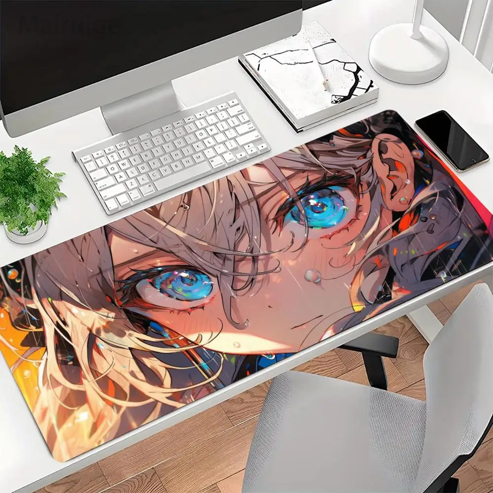 Mouse Pads Game Card Pad For Games Shining Anime Character Art Pattern Large Size Bedroom Learning Laptop Office Desktop Pad