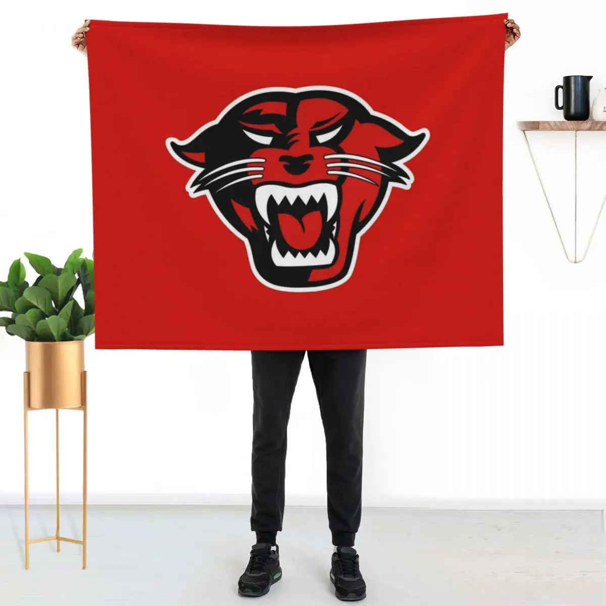 new Davenport-Panthers Throw Blanket Air Conditioner Soft Blanket for Office Home