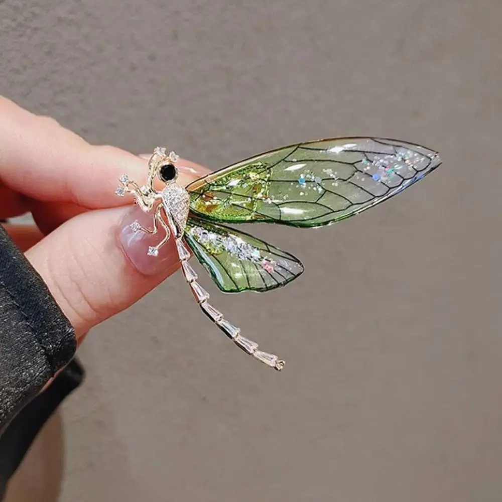 Mode Libelle/Schmetterling Geformt Broschen Strass Legierung Abzeichen Pin Imitation Perle Anzug Kragen Pins Kleidung Zubehör