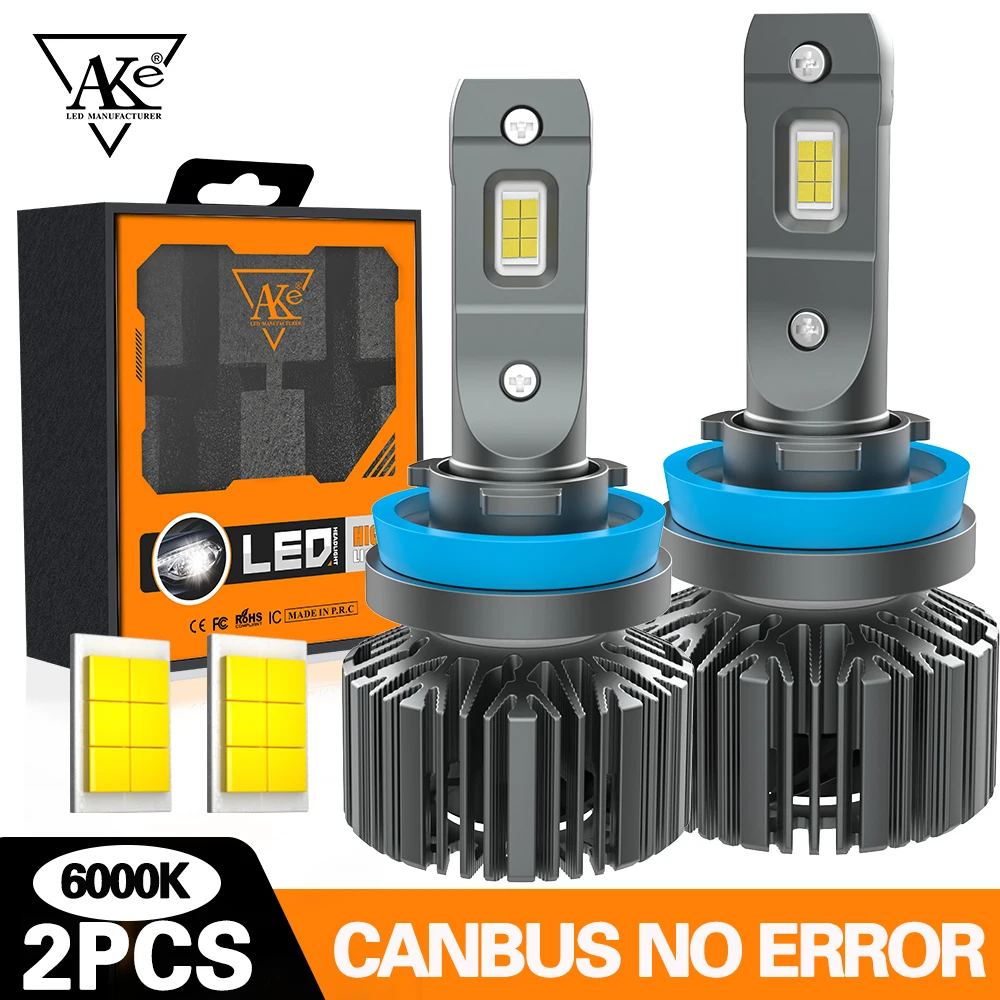 

H7 H11 H4 Led Headlight Canbus 3570 Csp Chip Car Light Bulbs H1 9005 Hb3 9006 Hb4 9012 Hir2 Auto Fog Lamp 6000k 1200w 60000lm