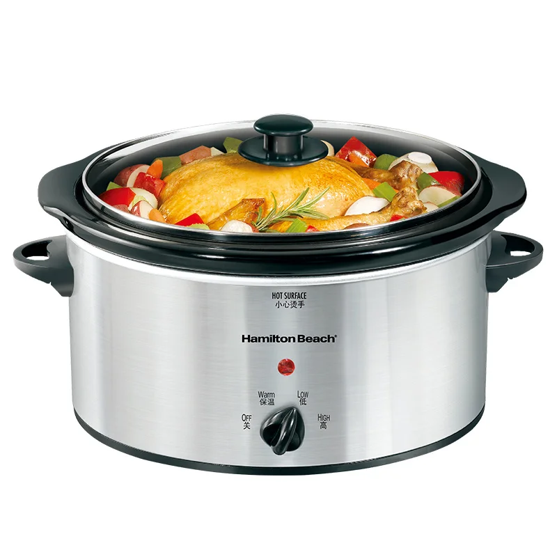 American slow stew full automatic ceramic household multi-function soup pot porridge mini electric stew pot 2.5 L capacity