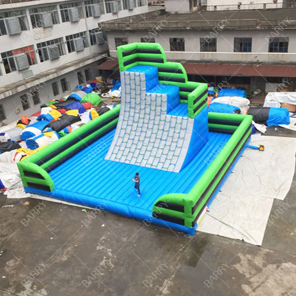 

Cheap Price Commercial Interactive Game Sport Game Big Green Inflatable Rock Climbing Wall Manufacture for Kids and Adults