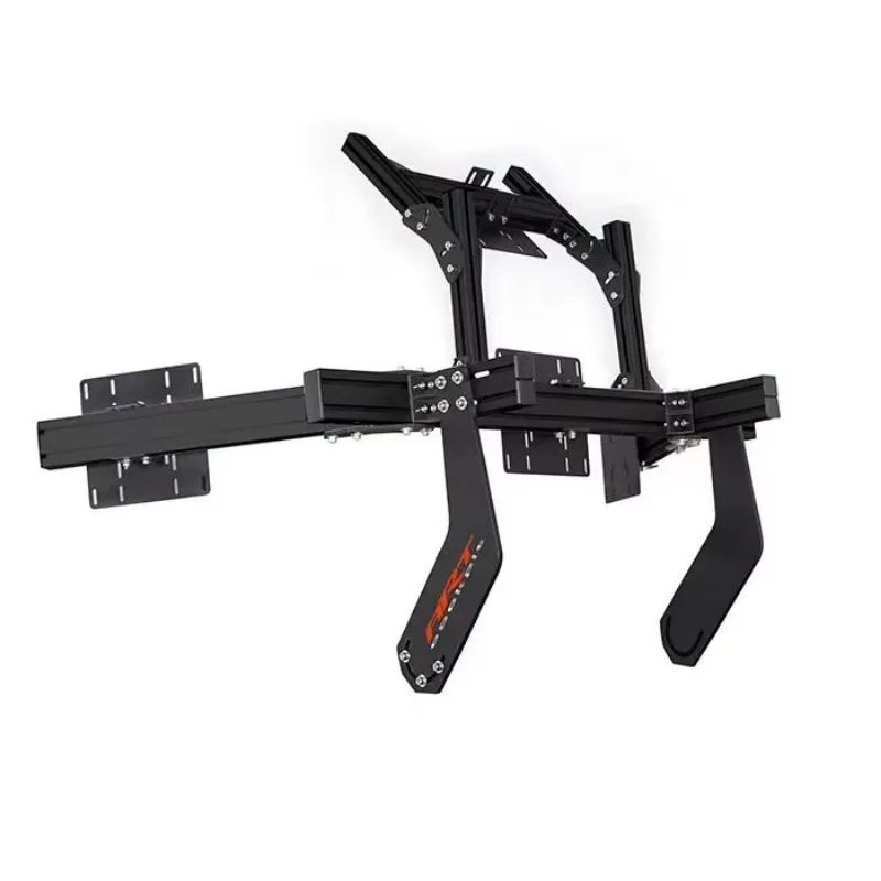 Sell Separately Aluminium Profile Extrusion 4080  Sim Racing Cockpit Quad Screen Integrated Monitor Mount