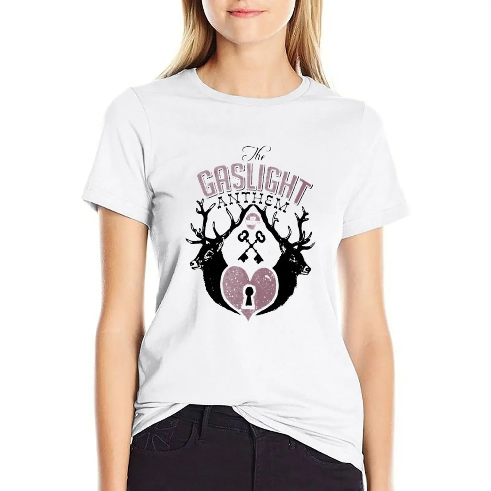 

The Gaslight Anthem T-Shirt oversized graphics animal print T-shirts for Women