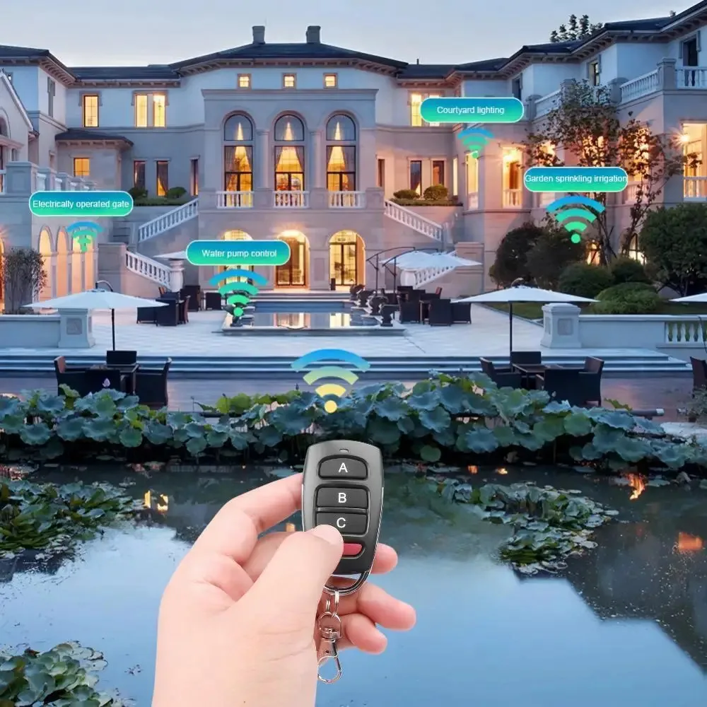 KEBIDU Duplicator 433Mhz/315Mhz Universal Garage Door Remote Control Fixed Learning Code Clone Self-copying Automation For Gates