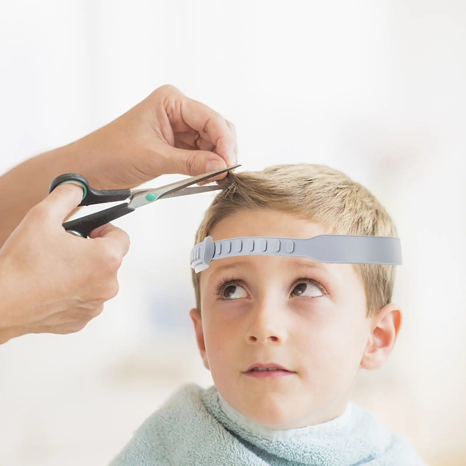 Silicone Hair Cutting Guide Adjustable Fade Template for Men and Neckline Shaving Trimming Wear Resistant Texture