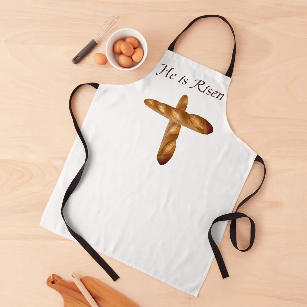 

He is Risen - Shirleys Apron beauty master Kitchen on the wall Apron