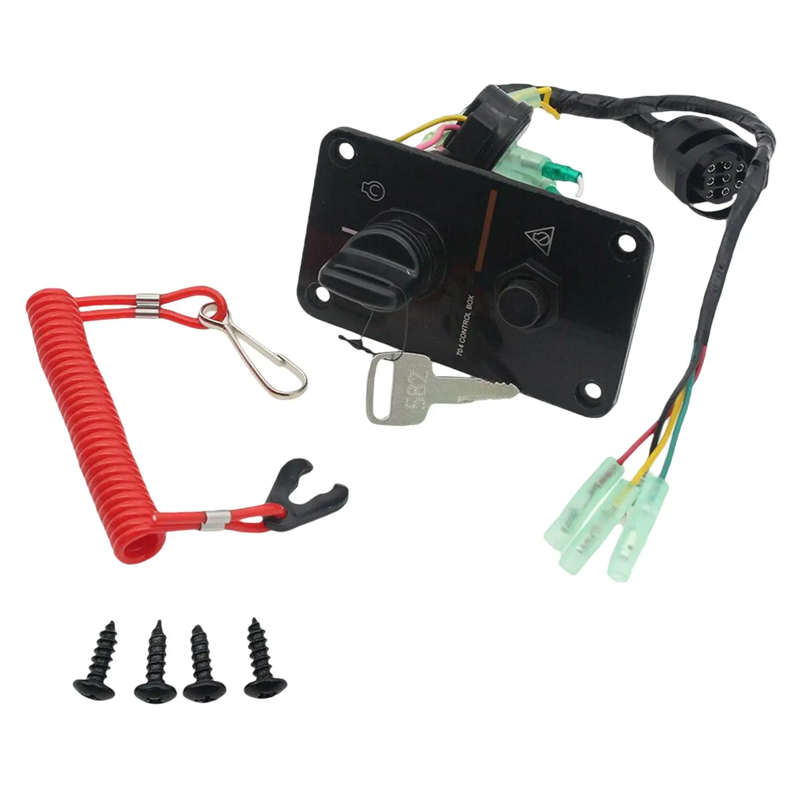 Single Key Switch Panel 704-82570-12-00 for Outboard Motors