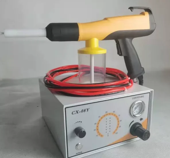 Experimental Testing Electrostatic Powder Coating System Machine Spraying Gun Equipment Electric Spray Gun Paint Sprayer
