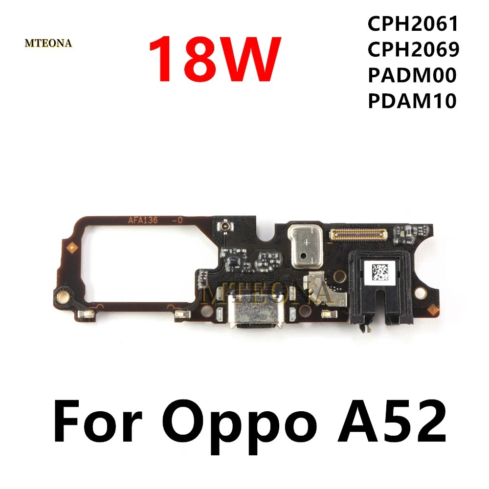 18W USB Type-C Charge Port Jack Dock Connector Charging Board For OPPO A52