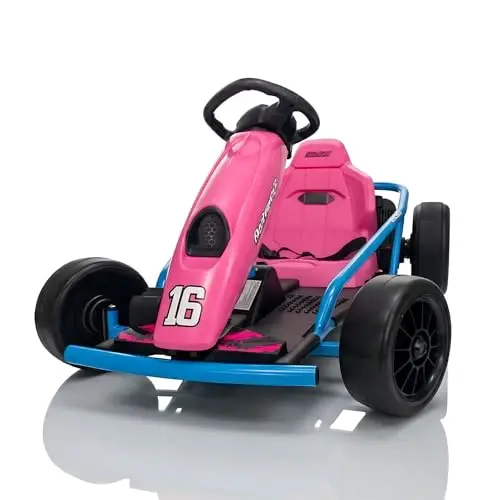 Electric Drift Go Kart for Kids 8-12, 24V Battery,360W Motor, Reinforced Wear-Proof Rear Wheels, 3 Unique Colors