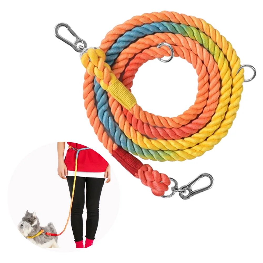 

Multi-functional Cotton Hand-woven Pet for Dog Walking Hiking Travel