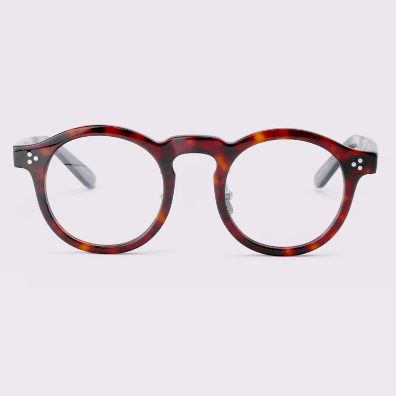 Top Quality Acetate Round Optical Glasses Frame Men Women Classic Circle Retro Prescription Eyeglasses Vintage Myopia Eyewear