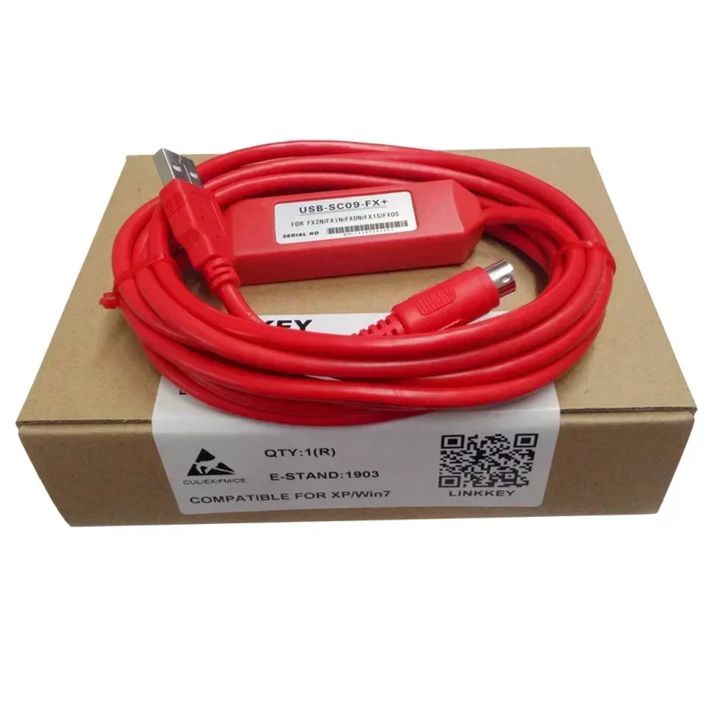 

USB-SC09 FX1N 2N 1S 3G 3U PLC Programming Cable -FXALINKEY Mitsubishis Data Connection Cable