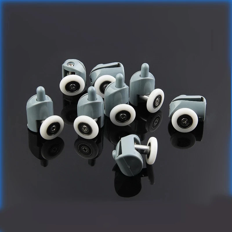 8pcs Shower Rooms Cabins Pulley &Shower Room Roller /Runners/Wheels/Pulleys Diameter 19/20/22/23/25/27mm