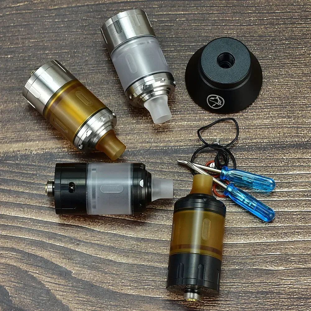 Wolfcoolvape Hussar Gobby MTL RTA - قطر 22 مم، سعة 4.5 مل، خزان قابل لإعادة البناء، رذاذ 316SS