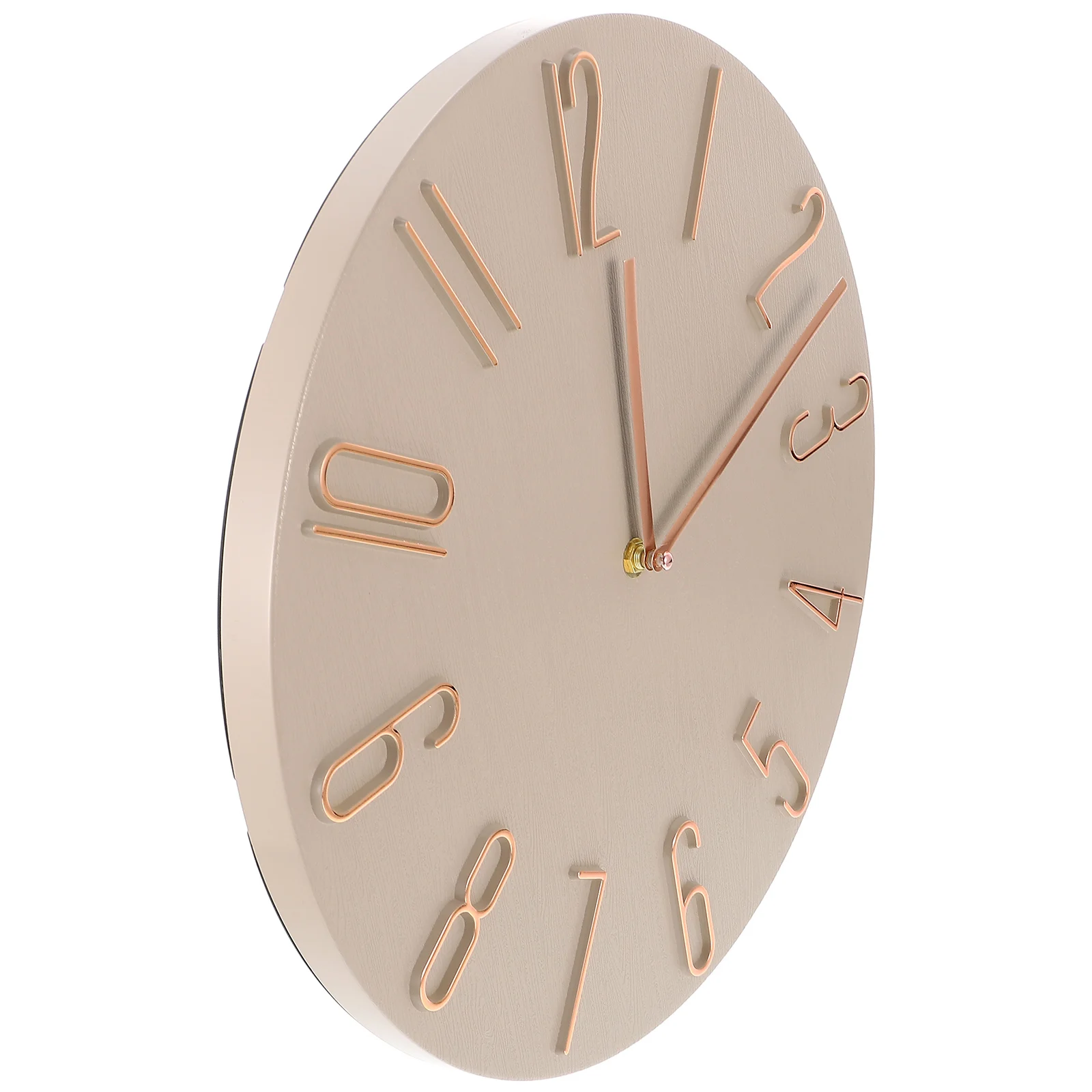 

Modern Silent Wall Clock Lightweight Plastic Operated Space Saving Home Office Decor Clock for Living Room