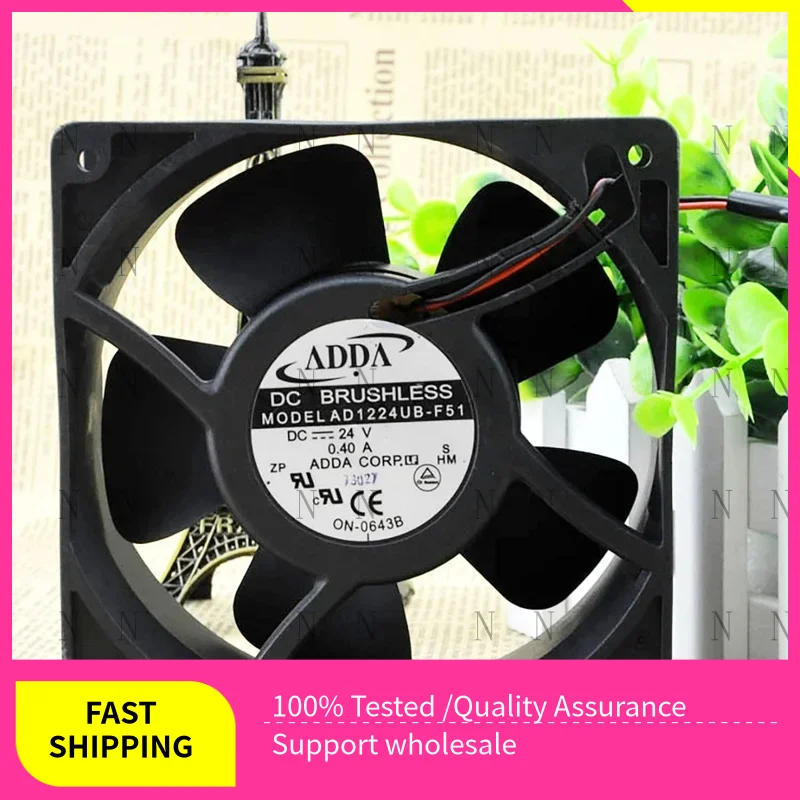 

Серверный драйвер осевого потока YJJ для вентилятора ADDA AD1224UB-F51 24 В постоянного тока 0,40 А 120*120*38 мм радиатор