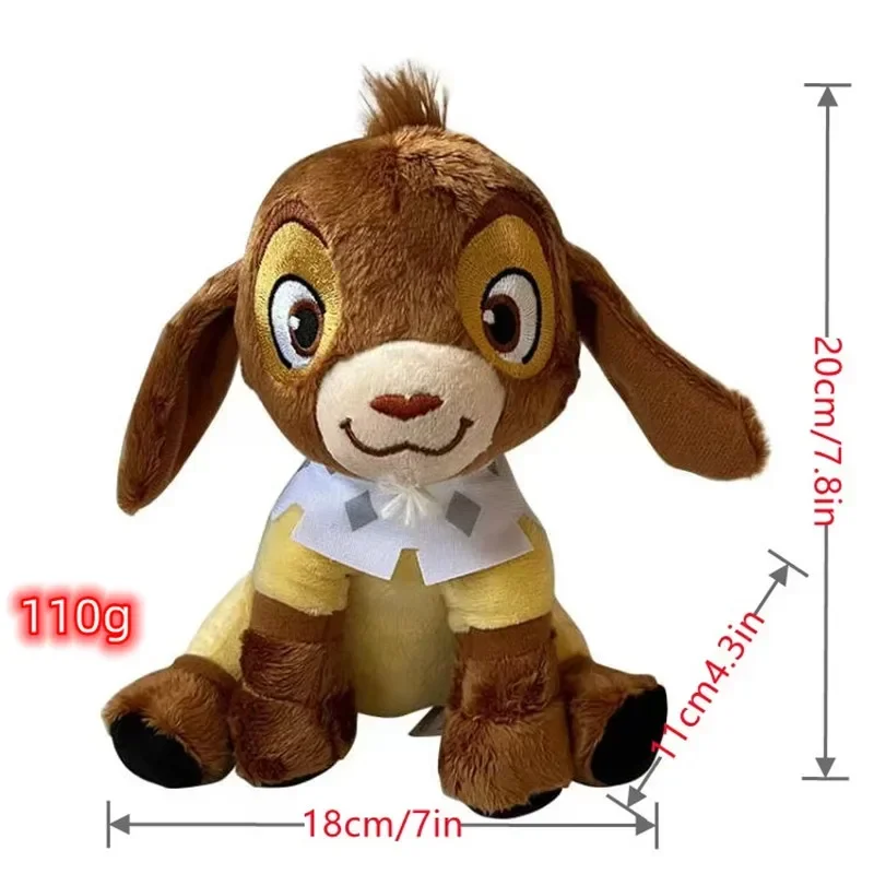 Disney 100th Aniversary Wish Asha Valentino Cute Plush Dolls Cartoon Figure Kawaii Stuffed Plush Toys for Kids Birthday Gifts